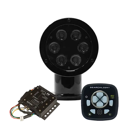 ACR RCL-50 LED zoeklicht zwart met Point Pad en master controller