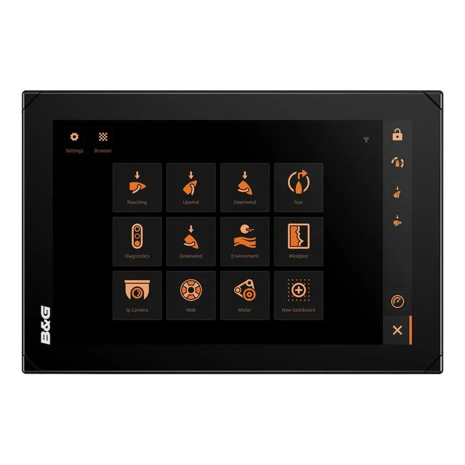 Nemesis™ 12 display voor zeilers-B&G zeilinstrument voor nauwkeurige weergave van snelheid, diepte en windgegevens | AML