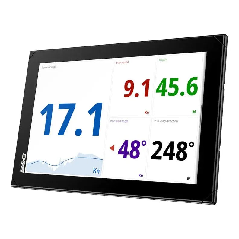 Nemesis™ 12 display voor zeilers-B&G zeilinstrument voor nauwkeurige weergave van snelheid, diepte en windgegevens | AML