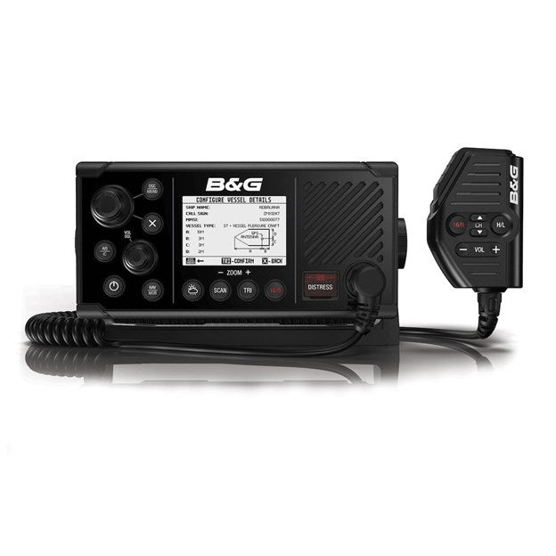 V6-B VHF MARINE RADIO, DSC, AIS-RXTX-B&G marifoon voor betrouwbare communicatie en veiligheid op het water | AML