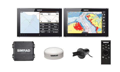 Simrad NSO evo3S MPU basisysteem, 2 x 16 inch