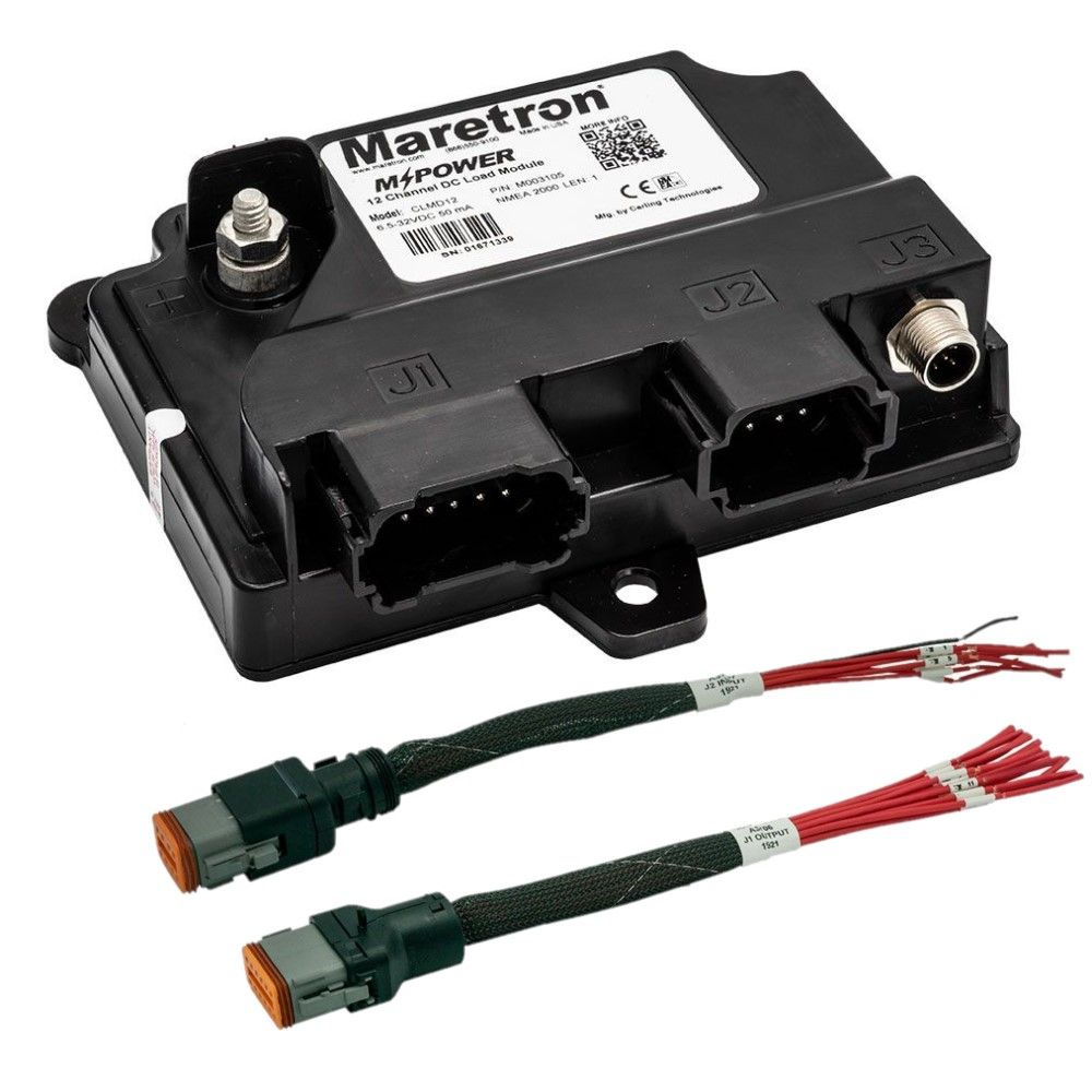 Maretron CLMD12-R MPower DC Load Module, 12 kanaals (NMEA2000) Detailverpakking: CLMD12, A3706, A3707-Maretron-AML