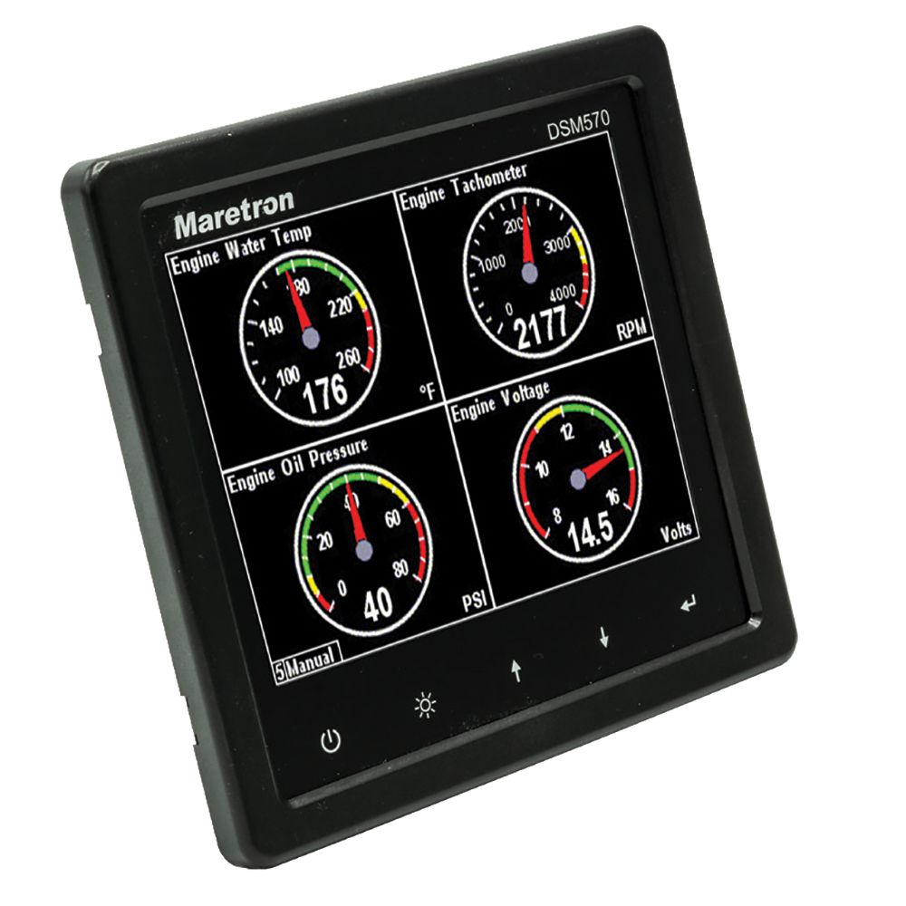Maretron DSM570-01 5.7 inch high bright kleurendisplay (zwart)-Maretron-AML