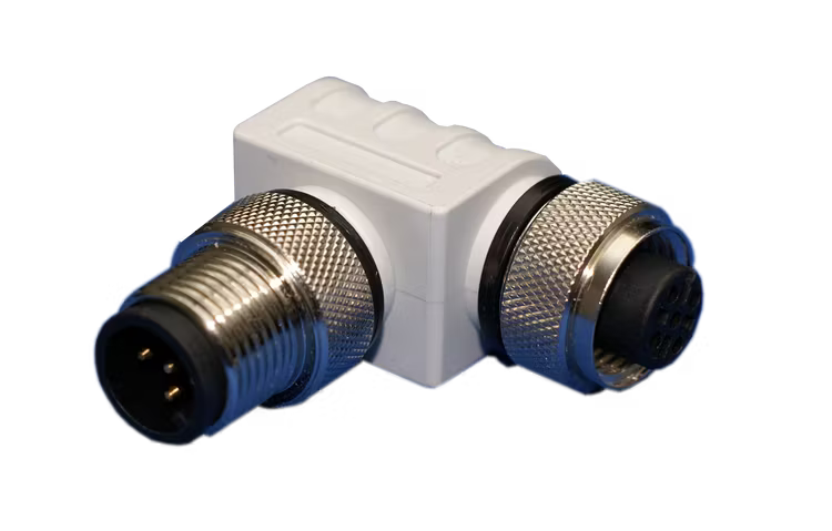 Maretron ELB-CM-CF NMEA 2000 Micro 90 graden adapter (mannelijk naar vrouwelijk) metaal connector-Maretron-AML