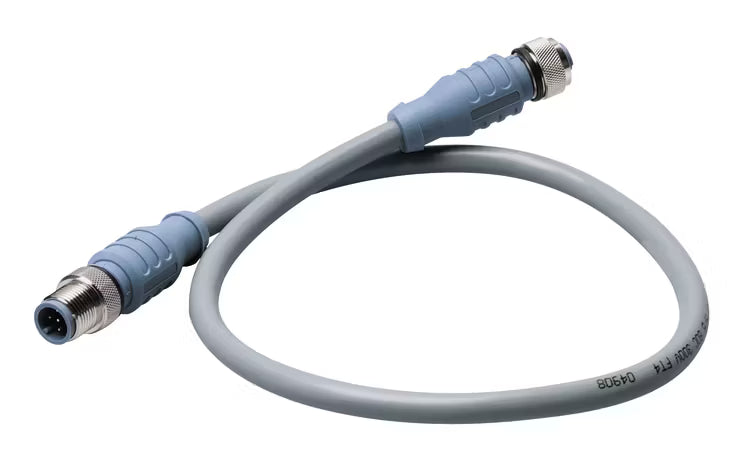 Maretron CM-CG1-CF-08.0 NMEA 2000 Micro C kabel 8m metaal connector (mannelijk naar vrouwelijk) (grijs)-Maretron-AML