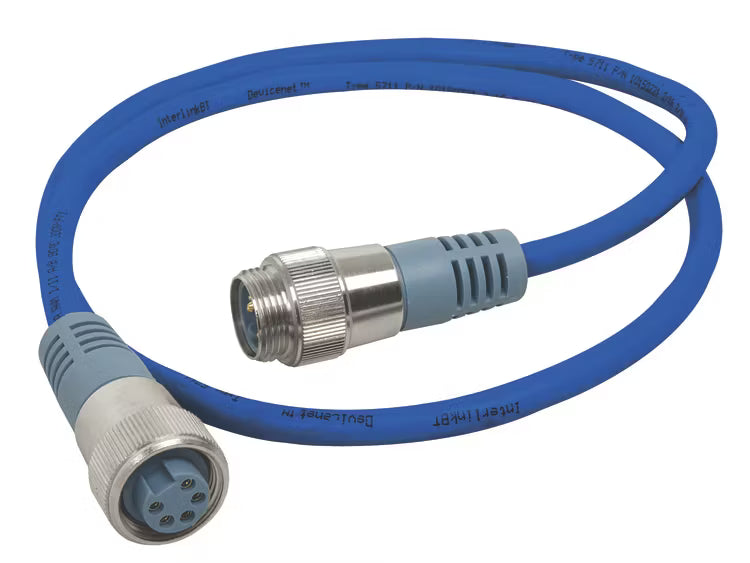 Maretron NM-NB1-NF-00.5 NMEA 2000 Mini kabel 0,5 m blauw metaal connector (mannelijk naar vrouwelijk)-Maretron-AML