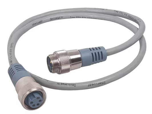 Maretron NM-NG1-NF-02.0 NMEA2000® Mini, Metaal connector - Man naar Vrouw - 2 m kabel (grijs)-Maretron-AML