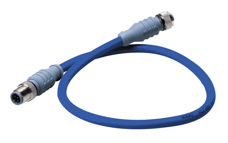 Maretron DM-DB1-DF-05.0 NMEA 2000 Mid kabel 5m metaal connector (mannelijk naar vrouwelijk) (blauw)-Maretron-AML