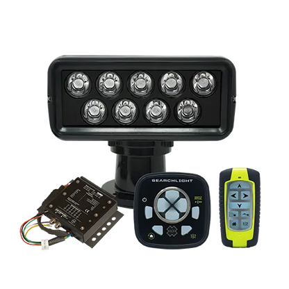 ACR RCL-100 LED zoeklicht zwart met Point Pad, controller en draadloze remote