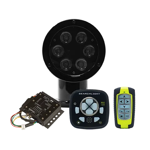 ACR RCL-50 LED zoeklicht zwart met Point Pad, controller en draadloze remote