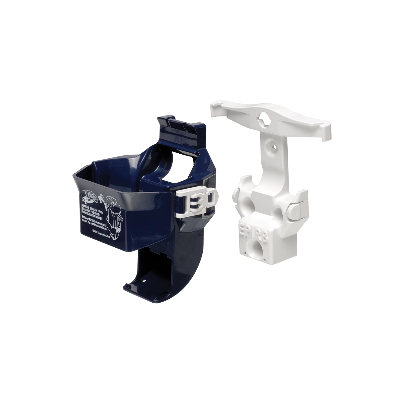 ACR LowPro3 Cat II EPIRB beugel met meegeleverd montagemateriaal