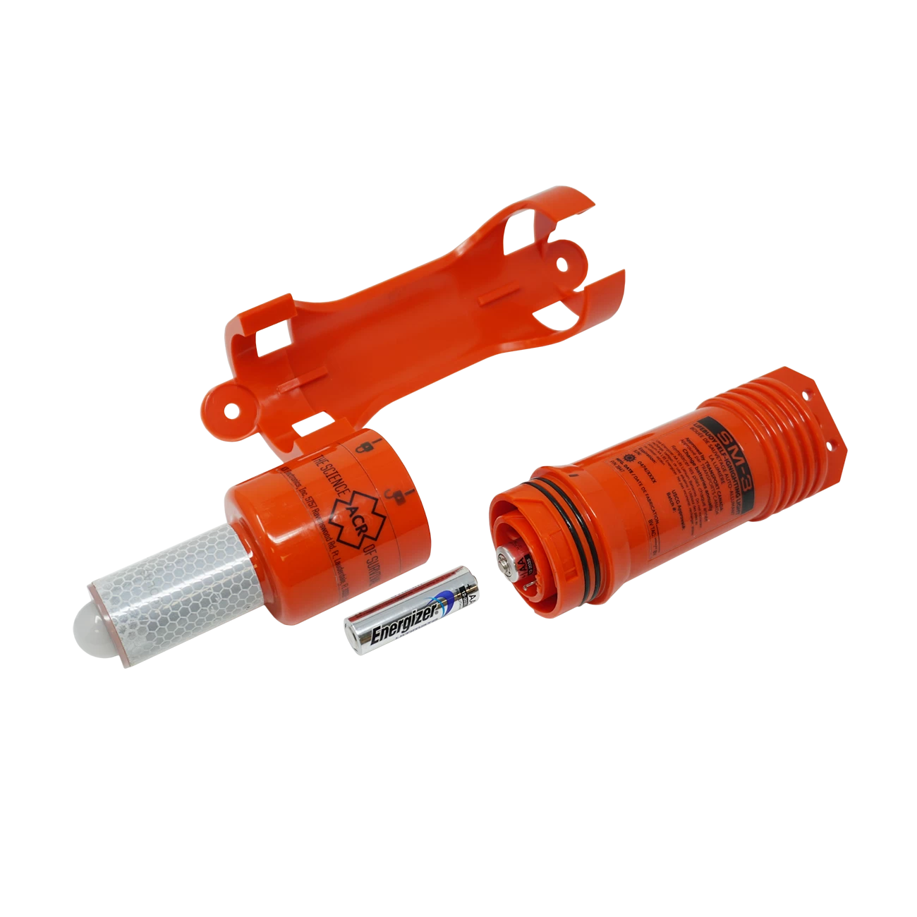 ACR SM-3 markeerlicht opengewerkt met onderdelen