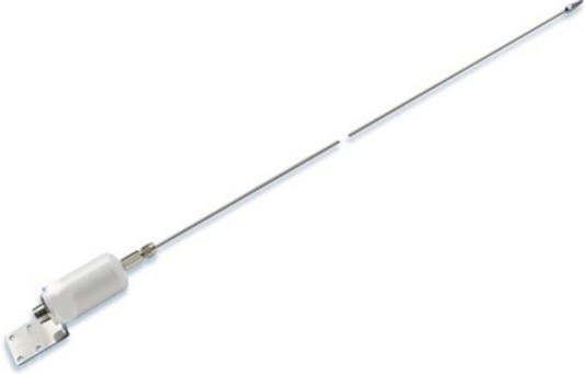 Navico 1720 VHF Antenne, 1,1 m (3 ft) RVS Masttop Whip met Beugel @ 3dB