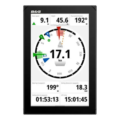 Nemesis™ 12 display voor zeilers-B&G zeilinstrument voor nauwkeurige weergave van snelheid, diepte en windgegevens | AML