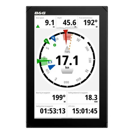 Nemesis™ 12 display voor zeilers-B&G zeilinstrument voor nauwkeurige weergave van snelheid, diepte en windgegevens | AML