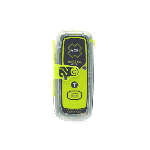 ACR ResQLink 400 personal locator beacon, weergave rondom