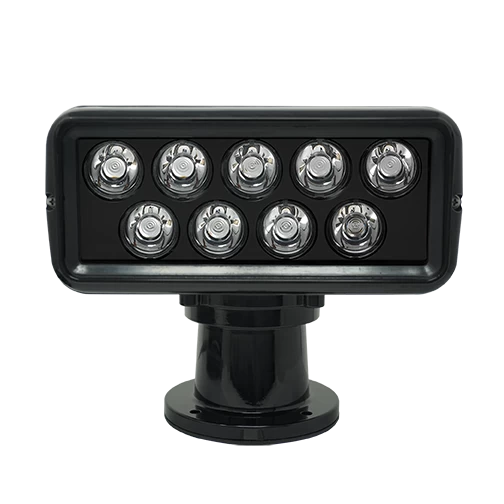 ACR RCL-100 LED zoeklicht zwart, vooraanzicht