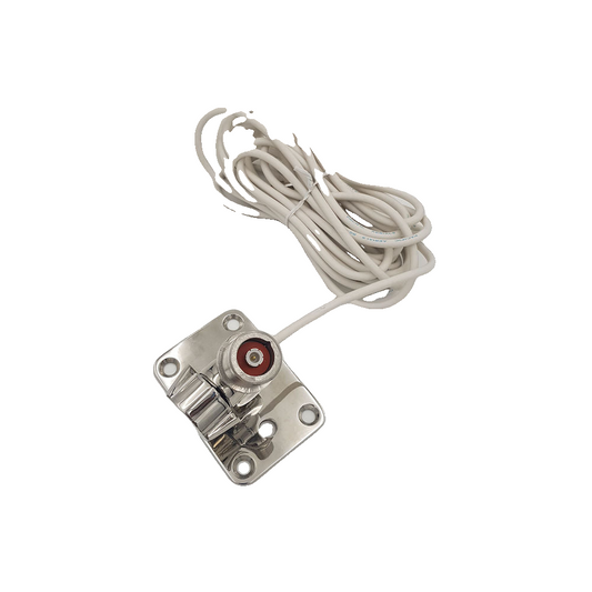 Roestvrijstalen VHF Antennemontage Quick-Fit met 5 m kabel – origineel B&G onderdeel voor stevige en betrouwbare montage | AML