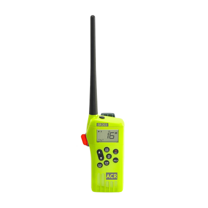 ACR SR203 marifoonset met primaire en oplaadbare batterij en lader