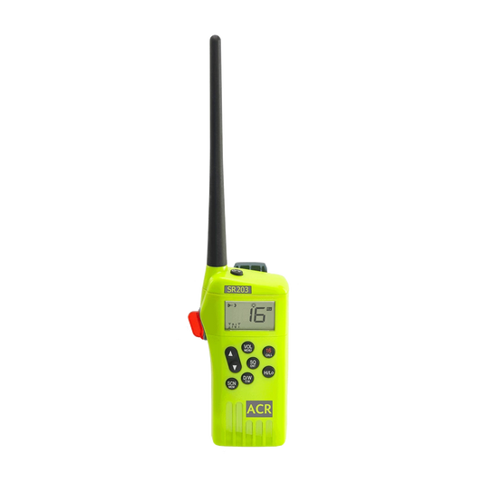 ACR SR203 marifoonset met primaire en oplaadbare batterij en lader