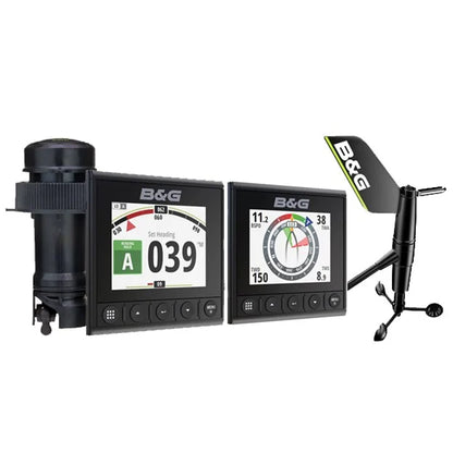 Triton² snelheid/diepte/draadloos windpakket (2x Display)-B&G zeilinstrument voor nauwkeurige weergave van snelheid, diepte en windgegevens | AML