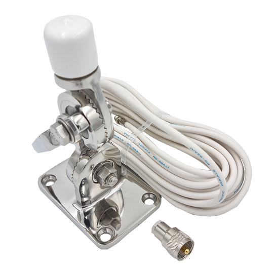 VHF antennesteun FASTFIT met 7M kabel-origineel B&G onderdeel voor optimale werking van je navigatieapparatuur | AML