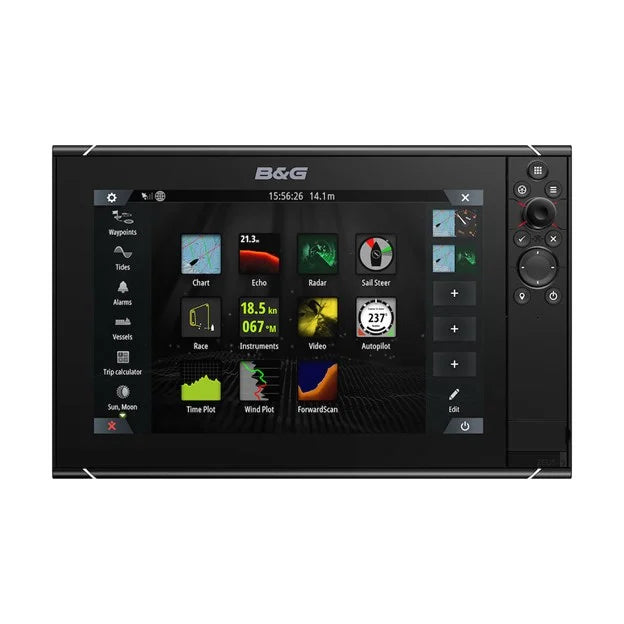 Zeus® 3S 12 navigatiesysteem met wereldbasiskaart & HALO20+ Radar-B&G kaartplotter en multifunctioneel display voor nauwkeurige navigatie aan boord | AML