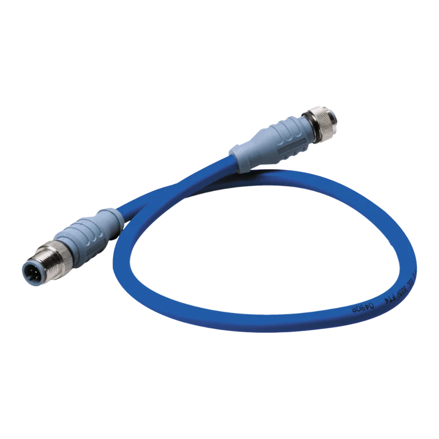 Maretron DM-DB1-DF-04.0 NMEA 2000 Mid kabel 4m metaal connector (mannelijk naar vrouwelijk) (blauw)-Maretron-AML