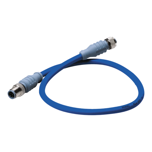 Maretron DM-DB1-DF-04.0 NMEA 2000 Mid kabel 4m metaal connector (mannelijk naar vrouwelijk) (blauw)-Maretron-AML