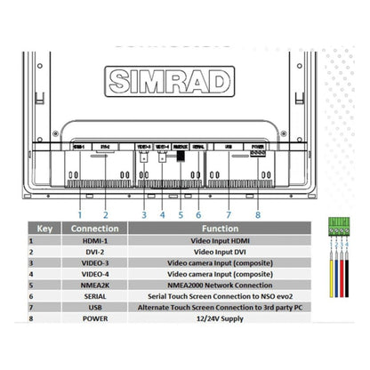 Simrad MO24-T Touchmonitor, 24 Zoll