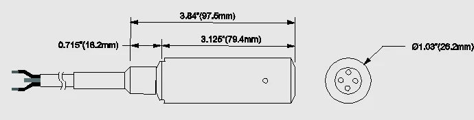 Maretron PTS-0-1.5PSI-02 onderdompelbare druktransducer 0 tot 1.5 PSI-Maretron-AML