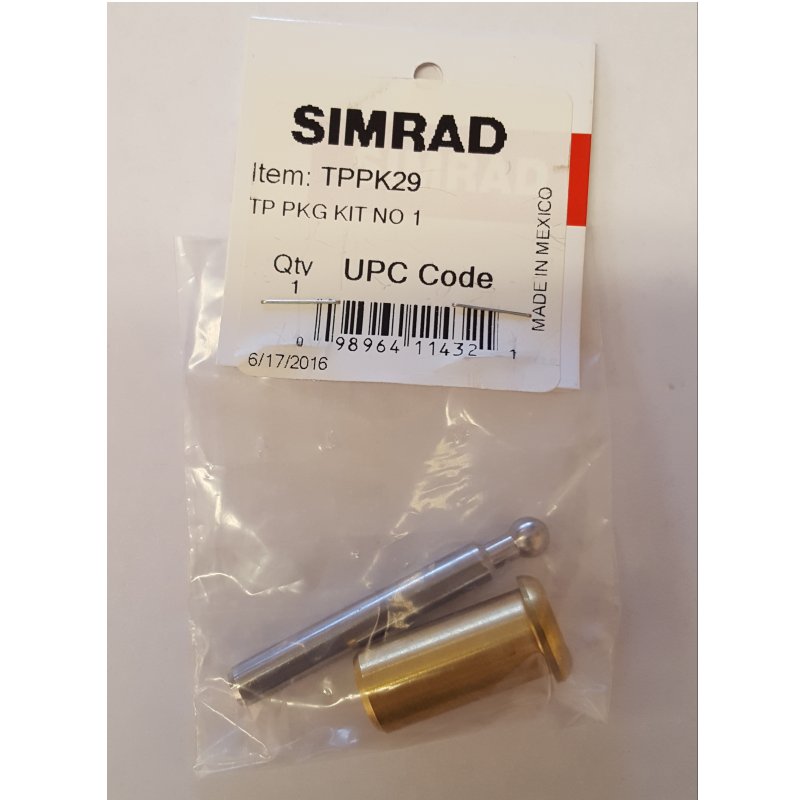 Simrad helmstokautomaat helmstokpen en bevestigingsbus